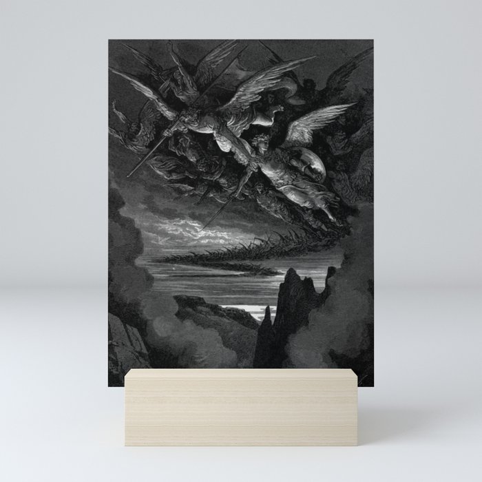 The Fallen Angels Explore Hell Gustave Dore Mini Art Print