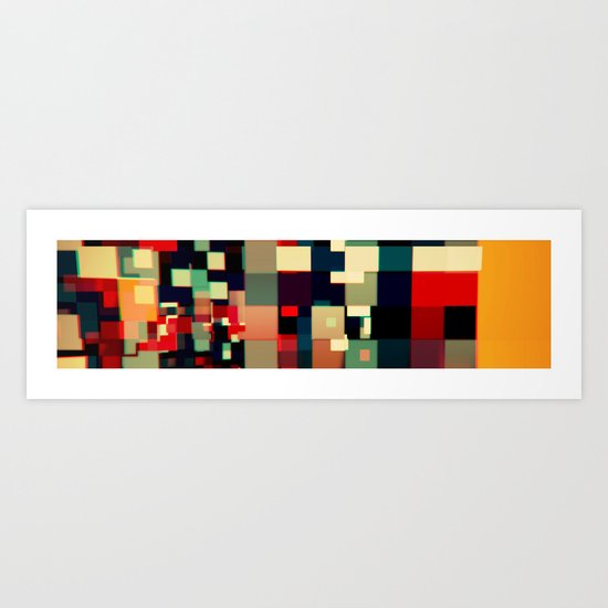Patchwork IV Art Print