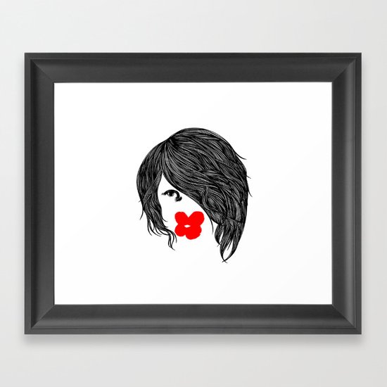 Flutterby Framed Art Print