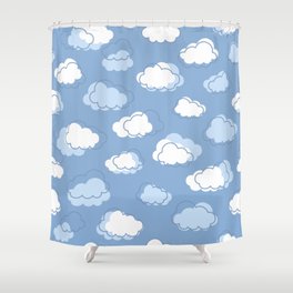 Clouds Abstract Shower Curtain