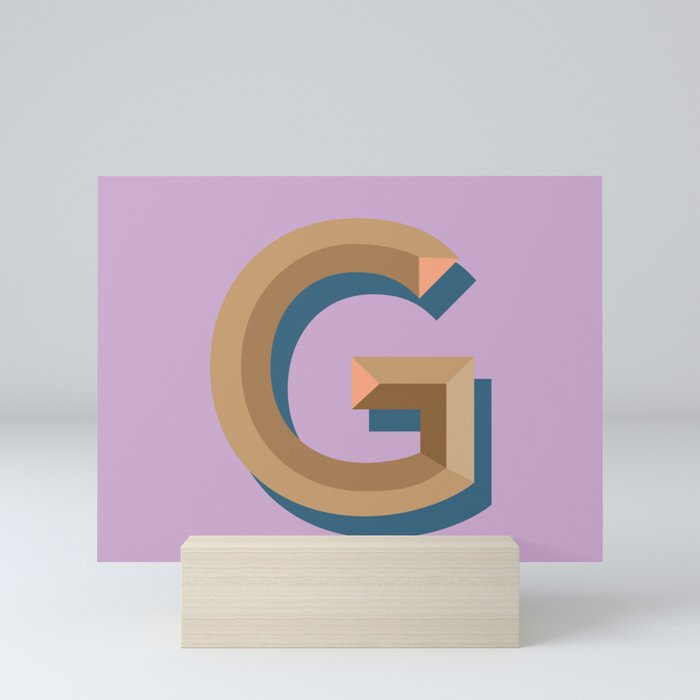 g Mini Art Print