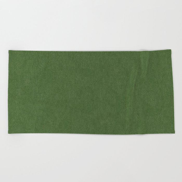 Sage Green Velvet texture Beach Towel