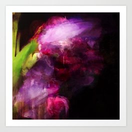 Fleurs abstraites  Art Print | Digital, Drawing 