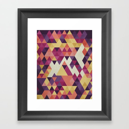Geometri III Framed Art Print