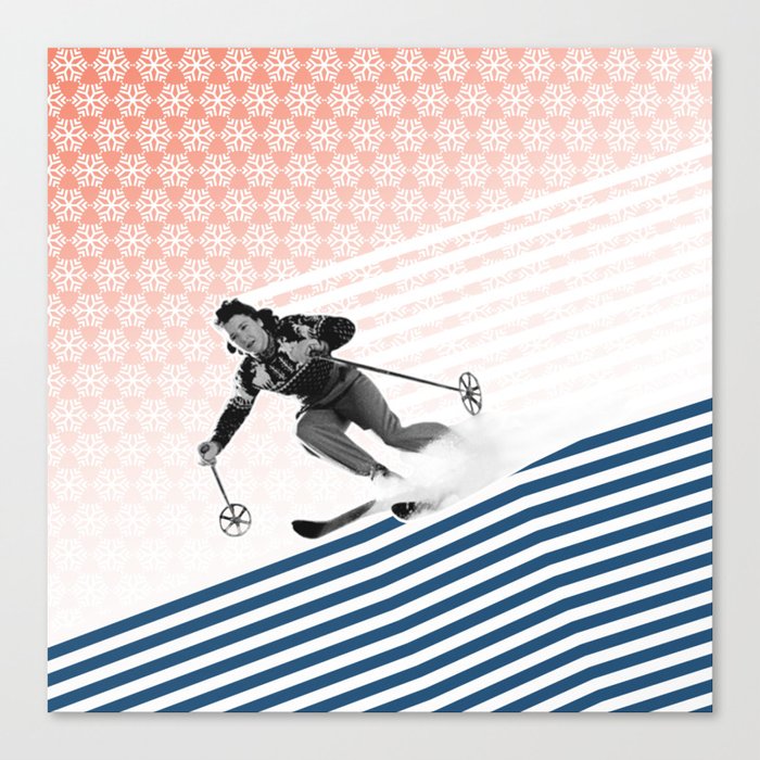 She's got Slope Style Canvas Print