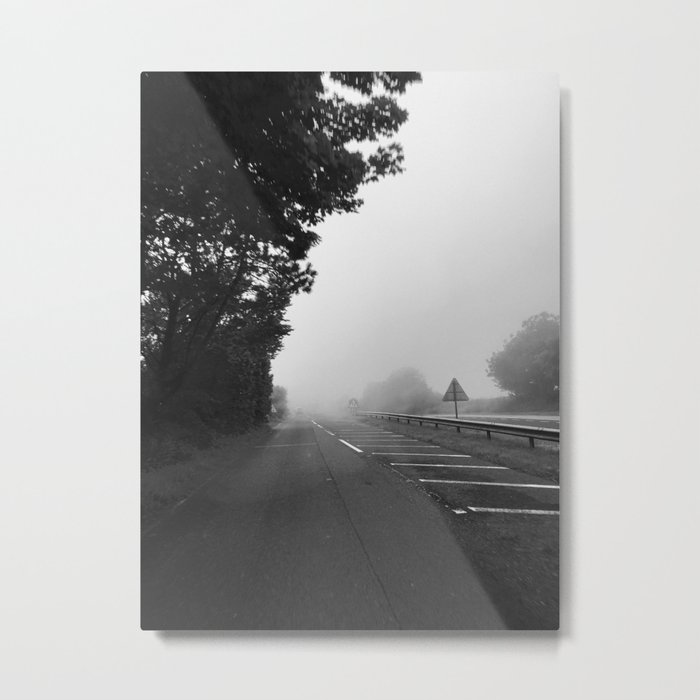 the difference between fog and mist Metal Print