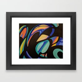 Stained Glass Painting No. 1 Framed Art Print