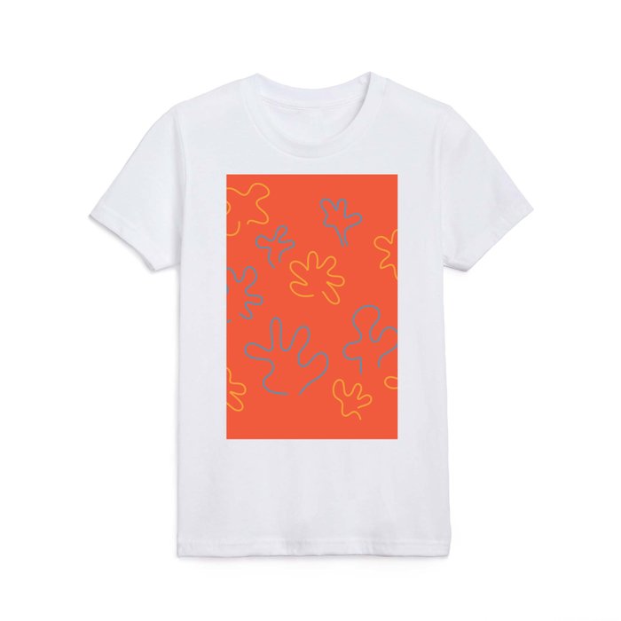 Blue and yellow flowers Kids T Shirt