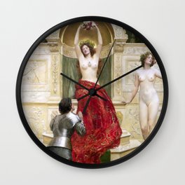 In the Venusberg Tannhauser, Romantic Gift,  Wall Clock