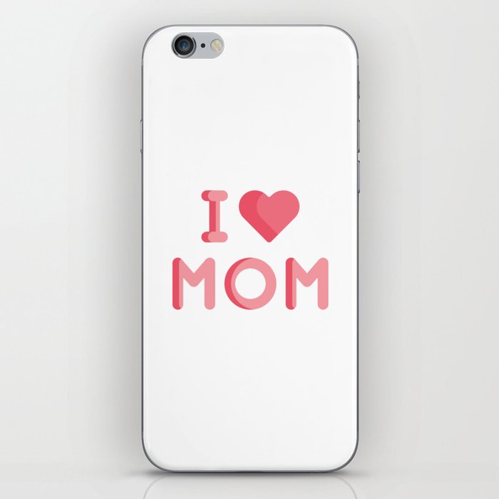 I Heart Mom iPhone Skin