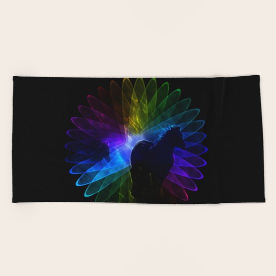 Night Mares Beach Towel