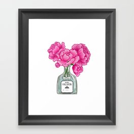 Lovely In Pink Framed Art Print