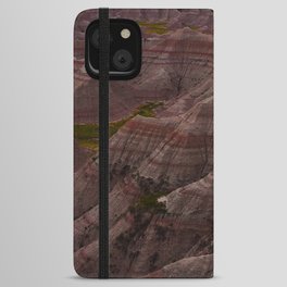 Blue Hour in the Badlands iPhone Wallet Case