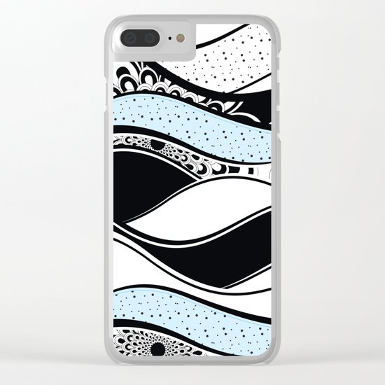 Pattern 74 Clear iPhone Case