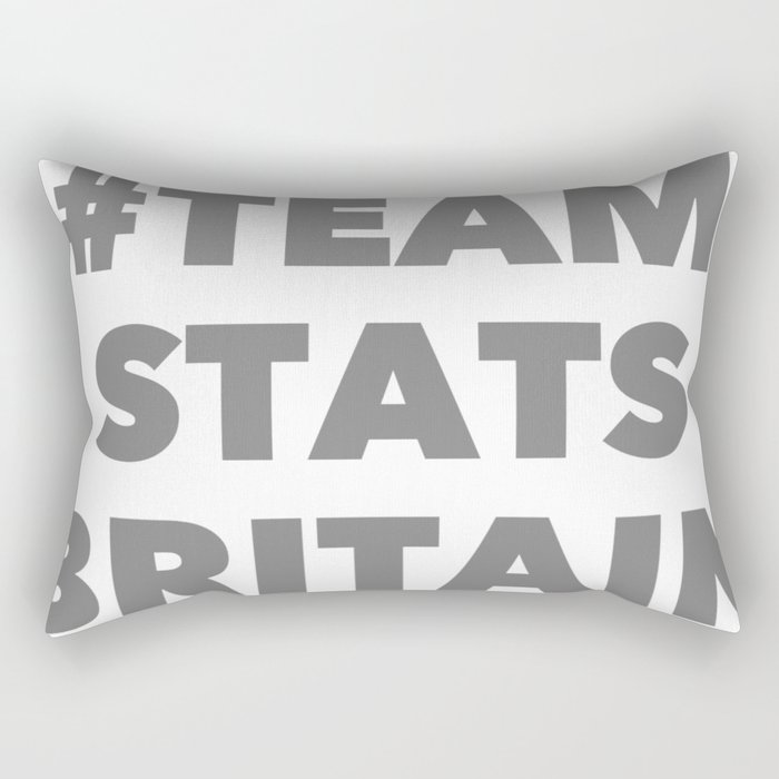 Team Stats Britain Rectangular Pillow