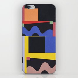 Colorful Geometric Abstract Art 3 iPhone Skin