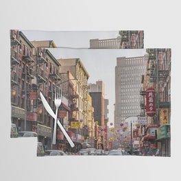 Chinatown Views in New York City | Travel Photography Placemat