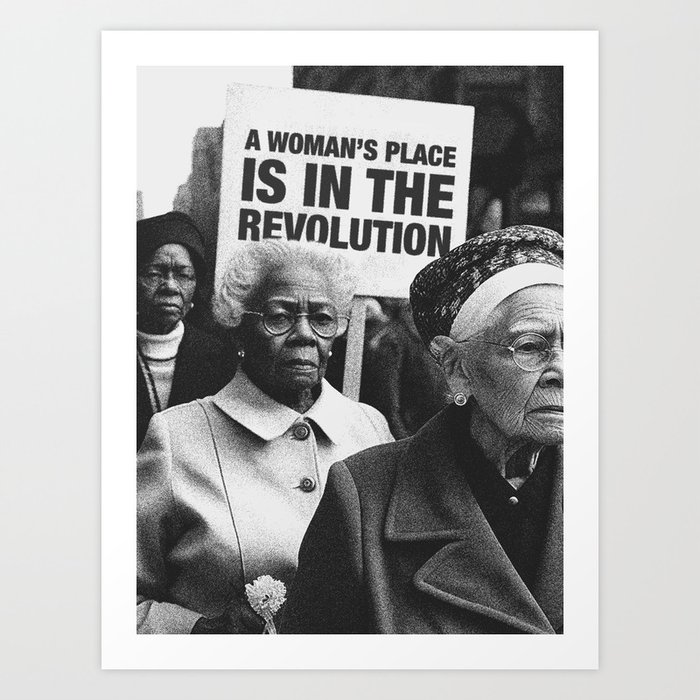 LADIES MARCH V — Feminism Art — Women's March Photography Art Print