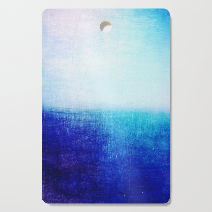 blue abstract Cutting Board