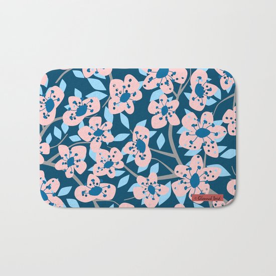 Cherry Blossom Bath Mat