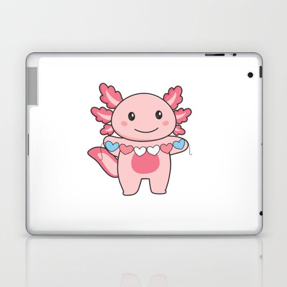 Transgender Flag Transgender Pride Lgbtq Axolotl Laptop & iPad Skin