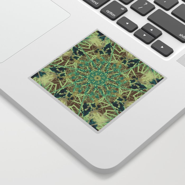 Antique Galactic Teal  Sticker