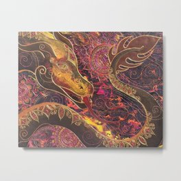 Spirit Dragon IV Metal Print