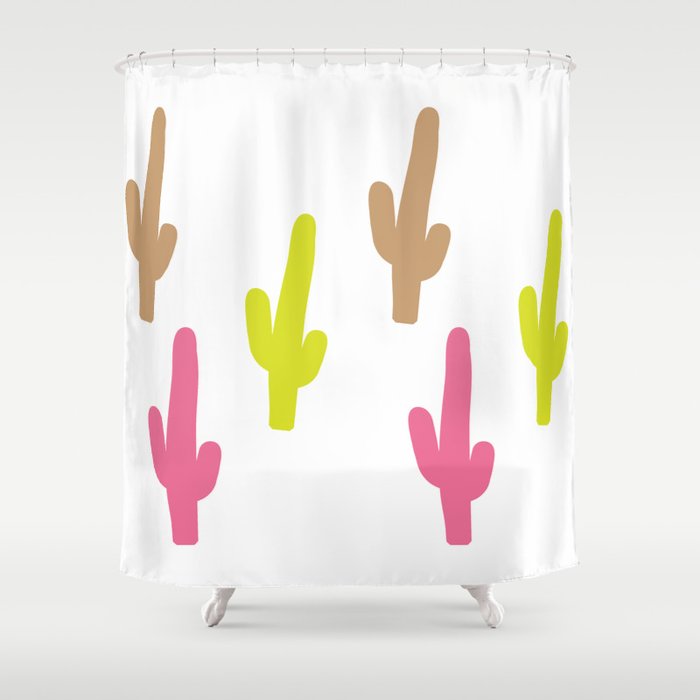 Cacti Shower Curtain