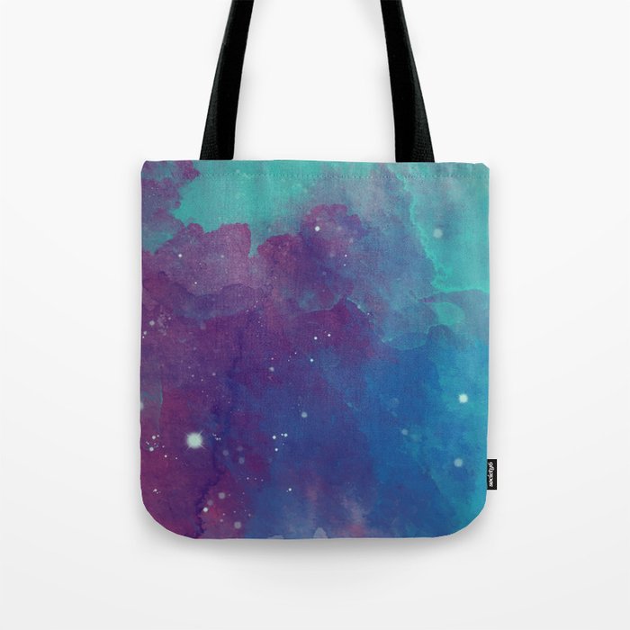 Watercolor night sky Tote Bag