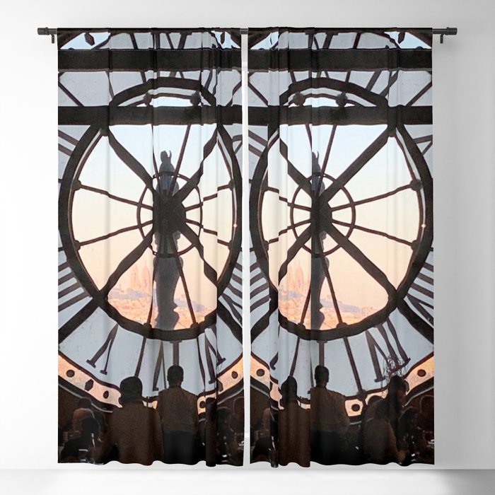 Orsay Clock 2 Blackout Curtain