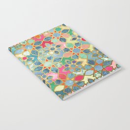 Gilt & Glory - Colorful Moroccan Mosaic Notebook