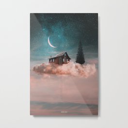 Dreamer on clouds Metal Print