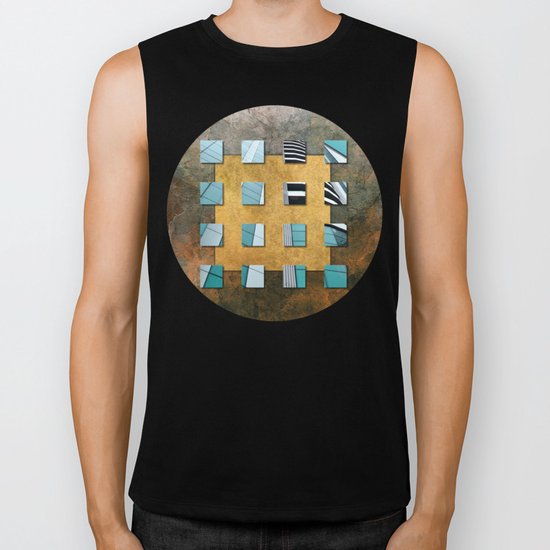 SQUARE AMBIENCE - Natural Lines Biker Tank