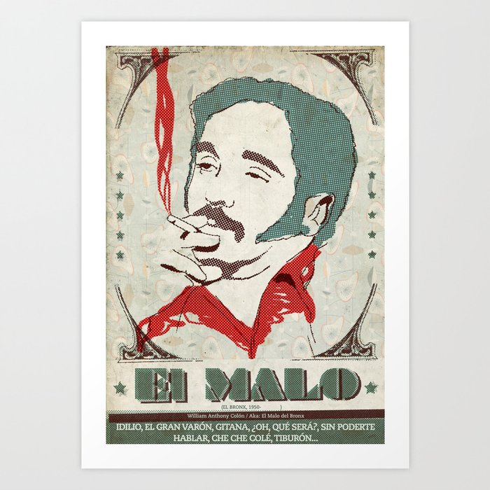 El Malo (Willie Colón) Art Print