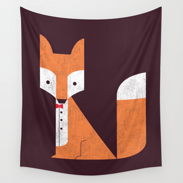 Le Sly Fox Wall Tapestry