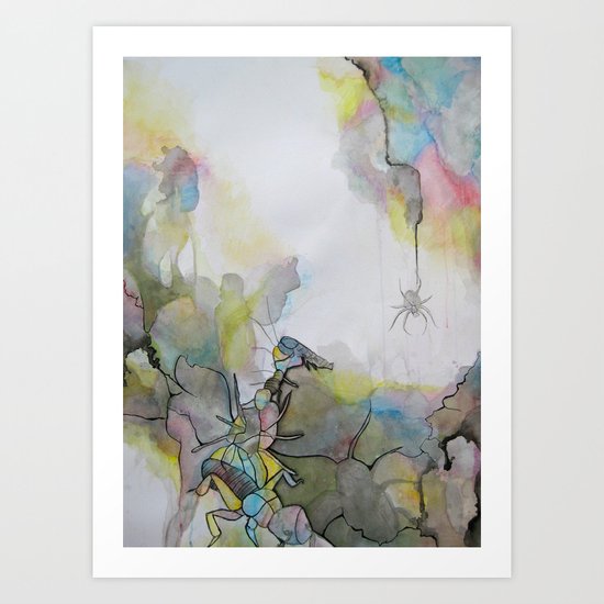 Insect Love Art Print