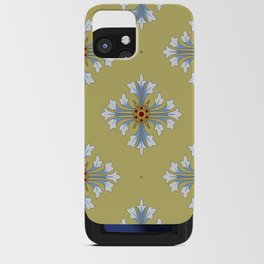 Seamless geometrical floral pattern with beautiful vintage mandalas.  iPhone Card Case
