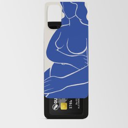 Blue silhouette, Nude No.4 Android Card Case
