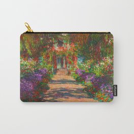 A Pathway in Monets Garden, Giverny, 1902 by Claude Monet Carry-All Pouch