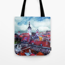 Tallinn art 3 #tallinn #city Tote Bag