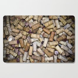 Fine Wine Corks Cutting Board