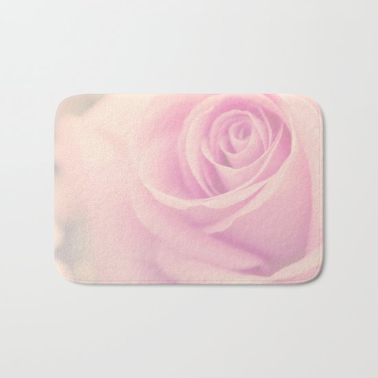Vintage rose - Beautiful lightpink flower -Roses Bath Mat