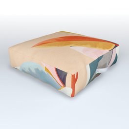 Colorful Branching Out 05 Outdoor Floor Cushion