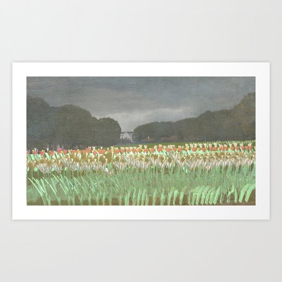 Tulip Parade Art Print