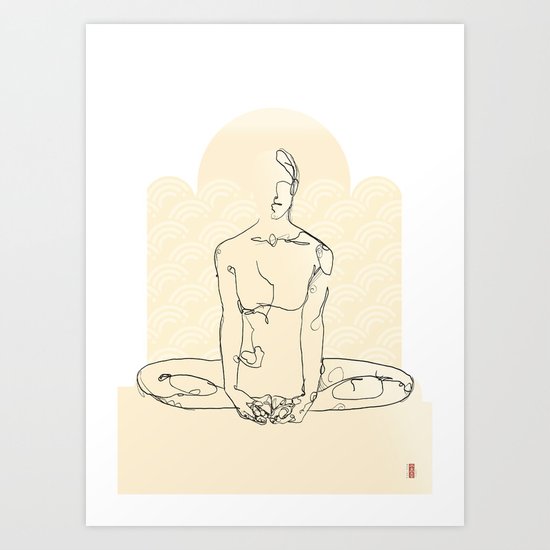 Yoga 2 Art Print