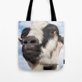 Close up Goat on a tote, reusable shopping bag Tote Bag