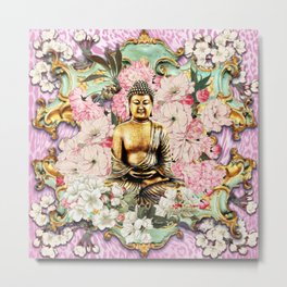 Tranquil Buddha Metal Print
