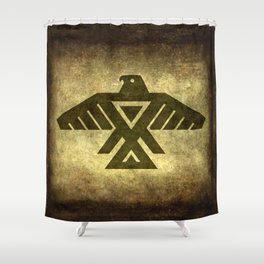 Thunderbird doodem Shower Curtain