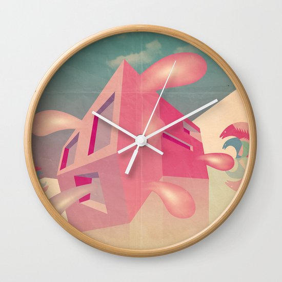 a r c h i t e t t u r a i m p a z z i t a Wall Clock