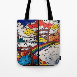 The Love-letters of Iris and Aurora (32x9 Acrylic: Sectional) Tote Bag